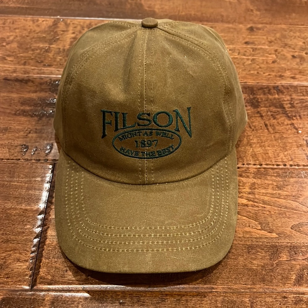 Filson Waxed Tin Cloth Canvas Hat, Made in the USA, original Filson. Like new